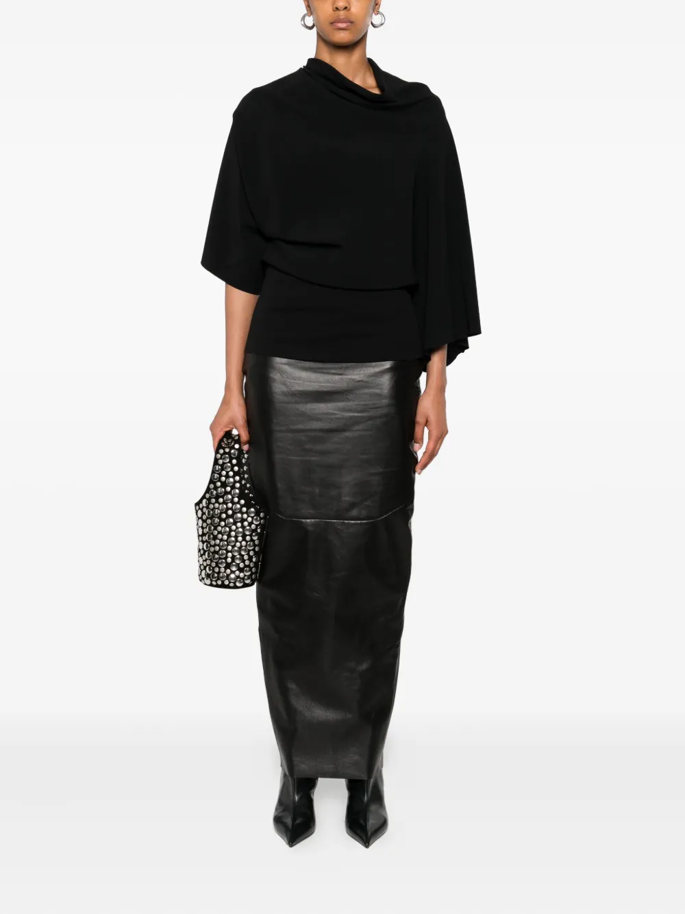 Rick Owens Gebreide top Zwart