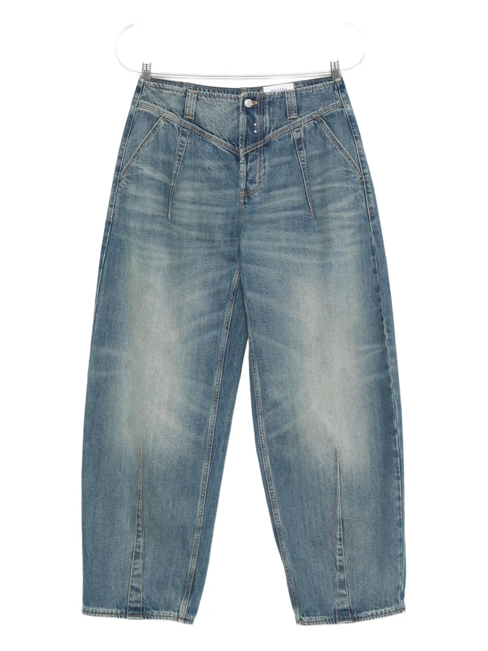 Alexander McQueen Jeans met effect Blauw