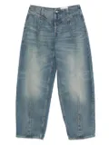 Alexander McQueen whiskering-effect jeans - Blue