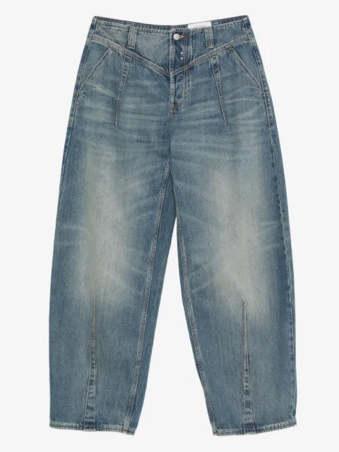 Alexander McQueen jeans con efecto desgastado