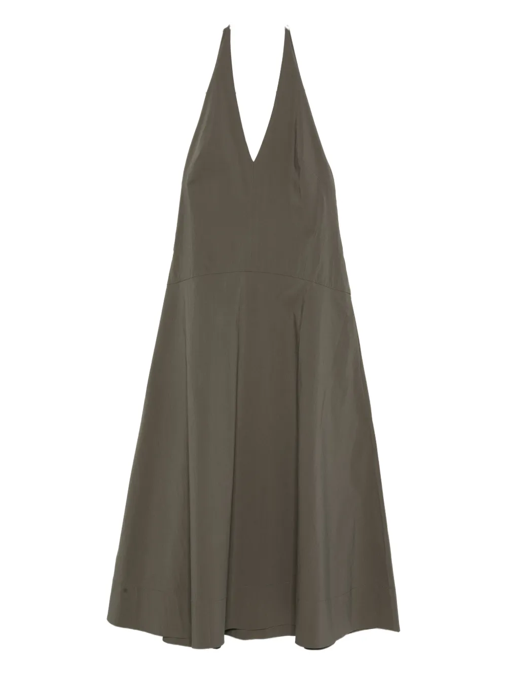 St. Agni Mouwloze maxi-jurk Groen