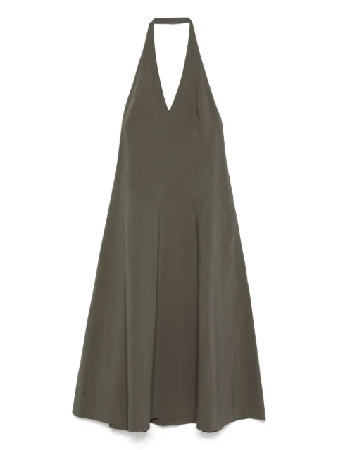 St. Agni halterneck sleeveless maxi dress