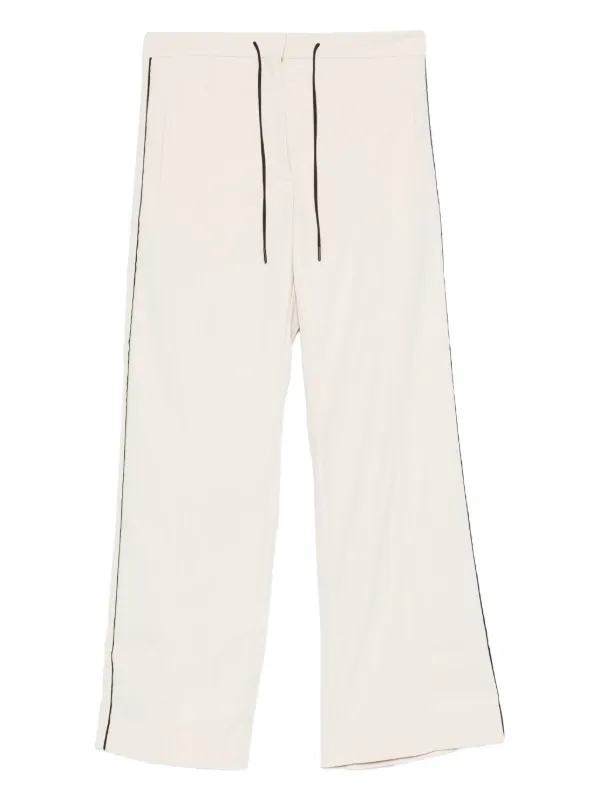 St. Agni Elasticated-waistband Track Pants in Neutrals