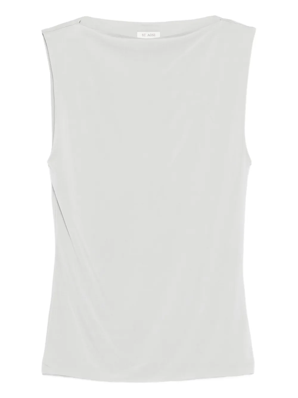 St. Agni boat-neck jersey top | Grey | Image 1