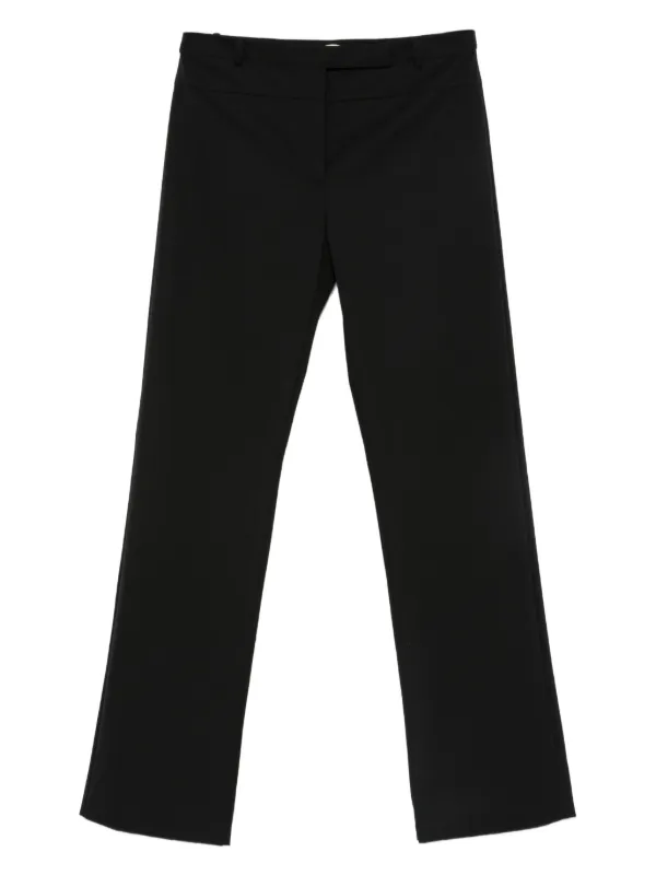 St. Agni Panelled Slim-cut Trousers in Black