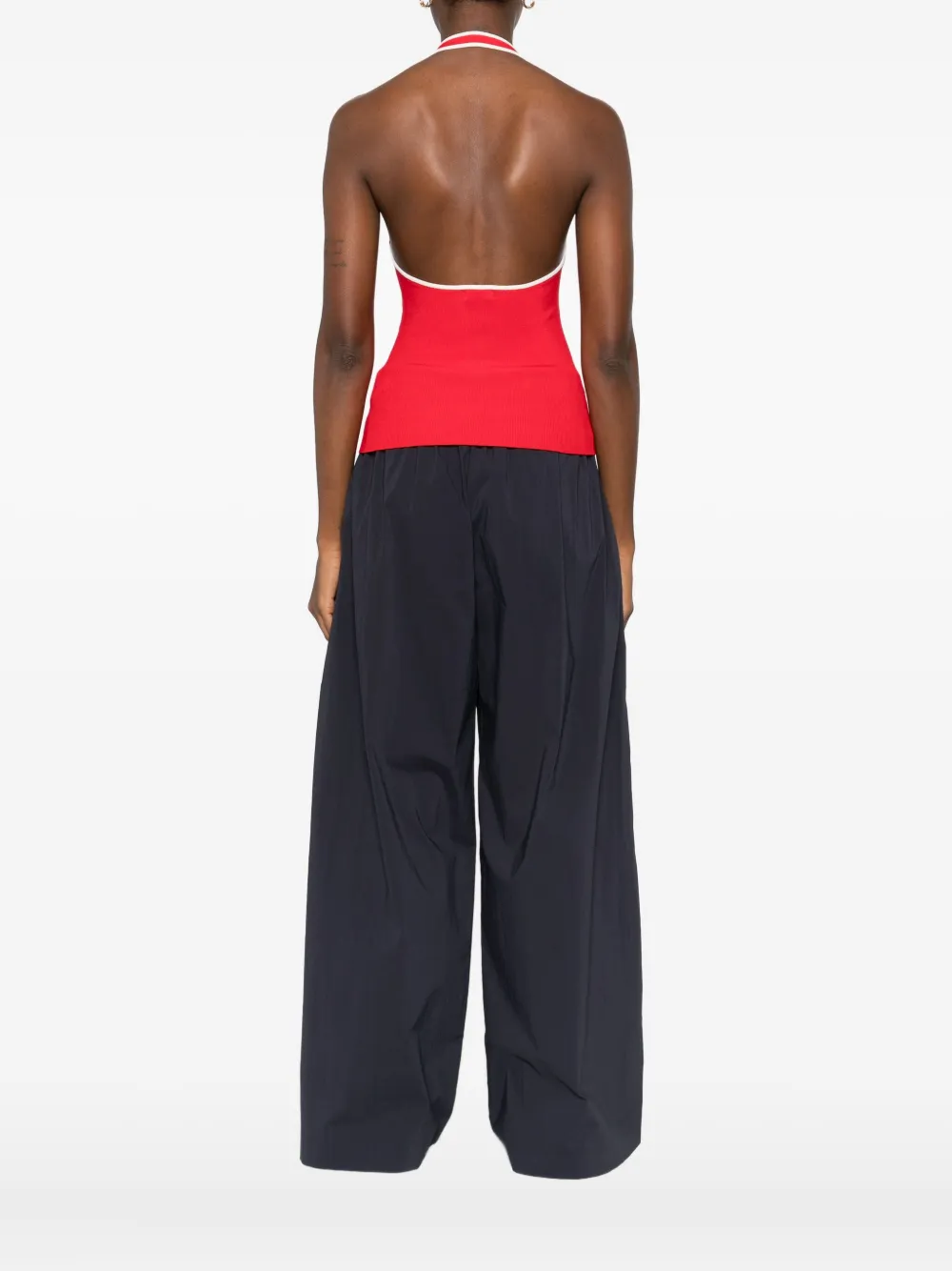 St Agni Halter Top In Red