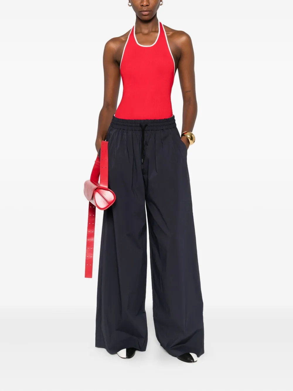 St Agni Halter Top In Red