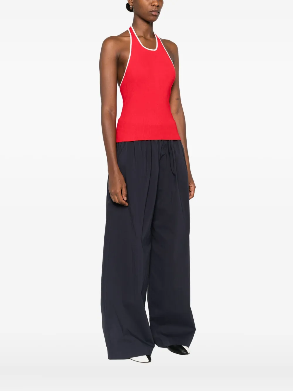 St Agni Halter Top In Red
