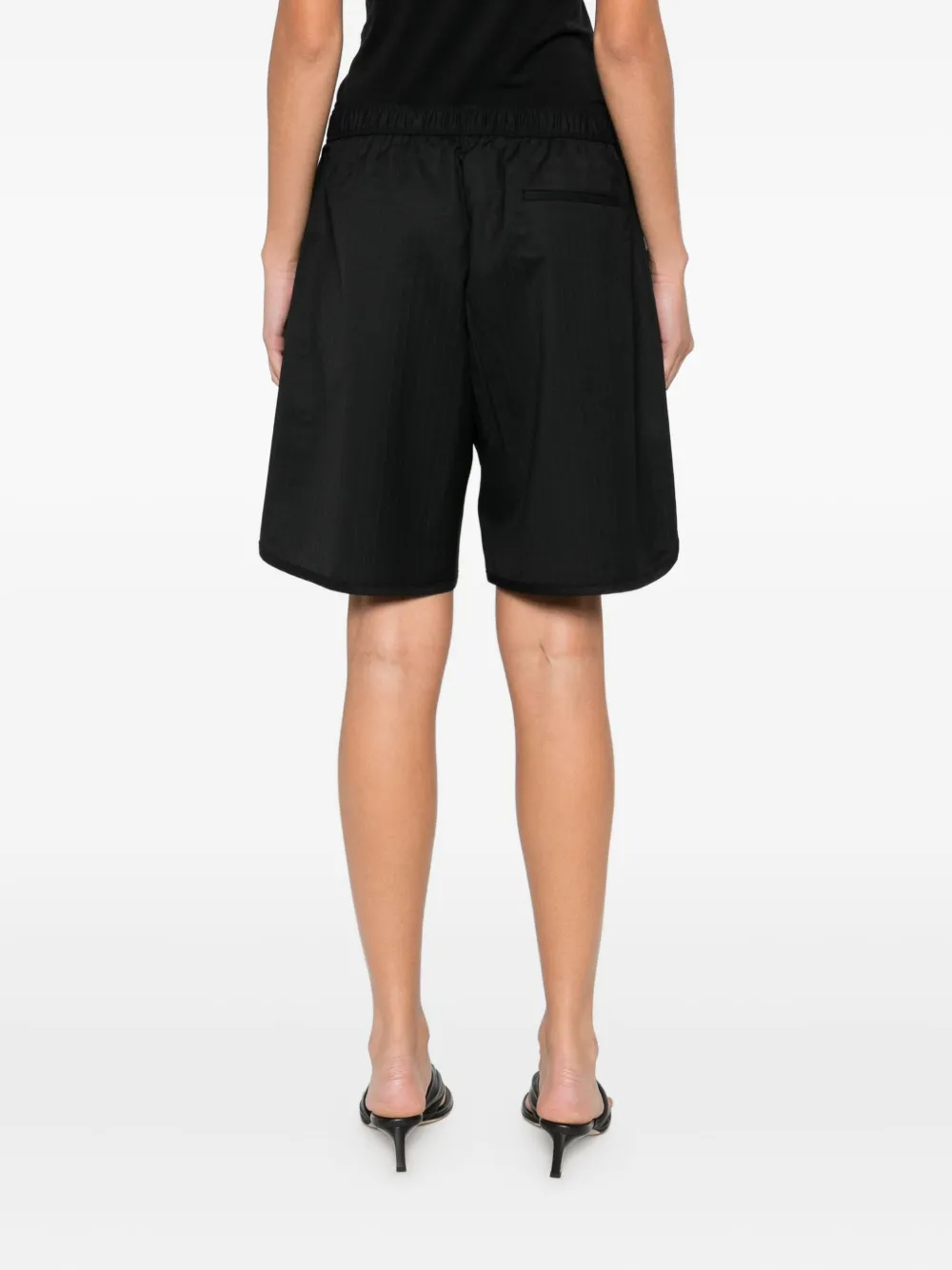 St Agni Tailored Shorts In Black