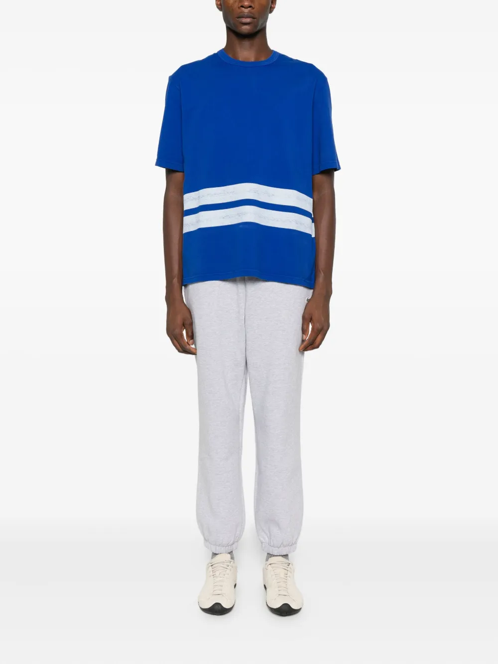 Stone Island Marina T-shirt met streepdetail Blauw