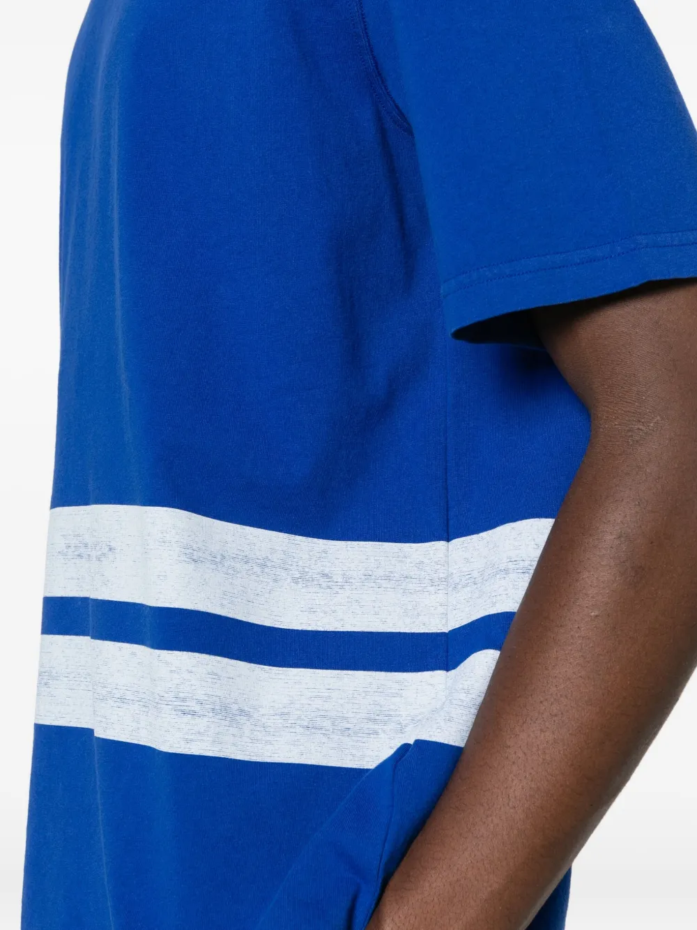 Stone Island Marina T-shirt met streepdetail Blauw