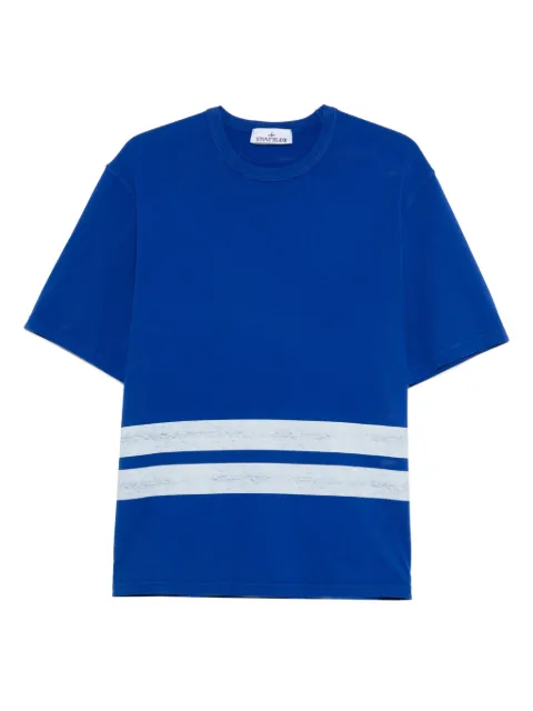 Stone Island Marina T-Shirt mit Streifendetail
