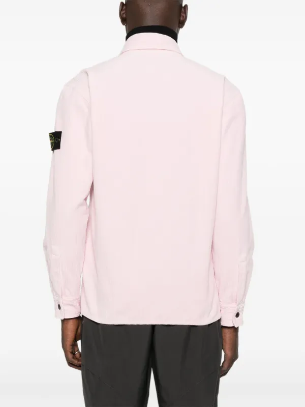 Stone Island コーデュロイ シャツ | ピンク | FARFETCH JP