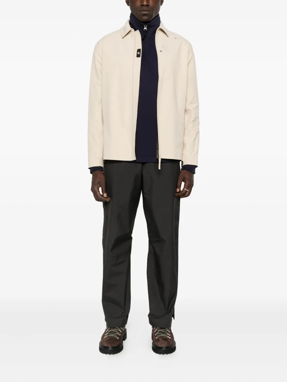 Stone Island Stellina zip-up shirt jacket | Shirt Jackets | Image 2