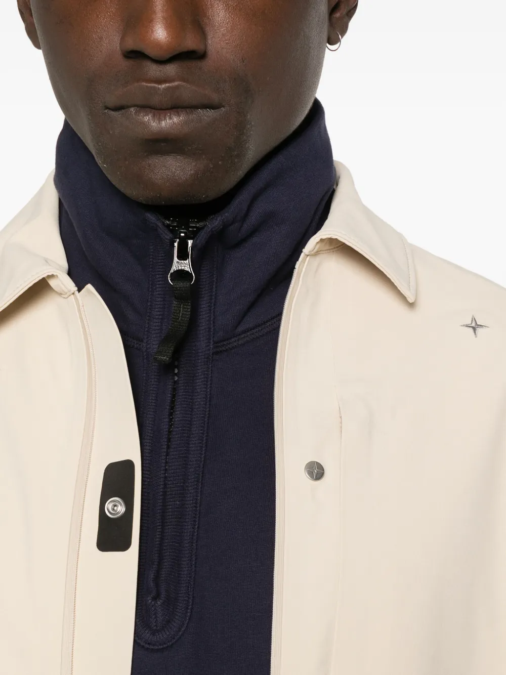 Stone Island Stellina shirtjack met rits Beige