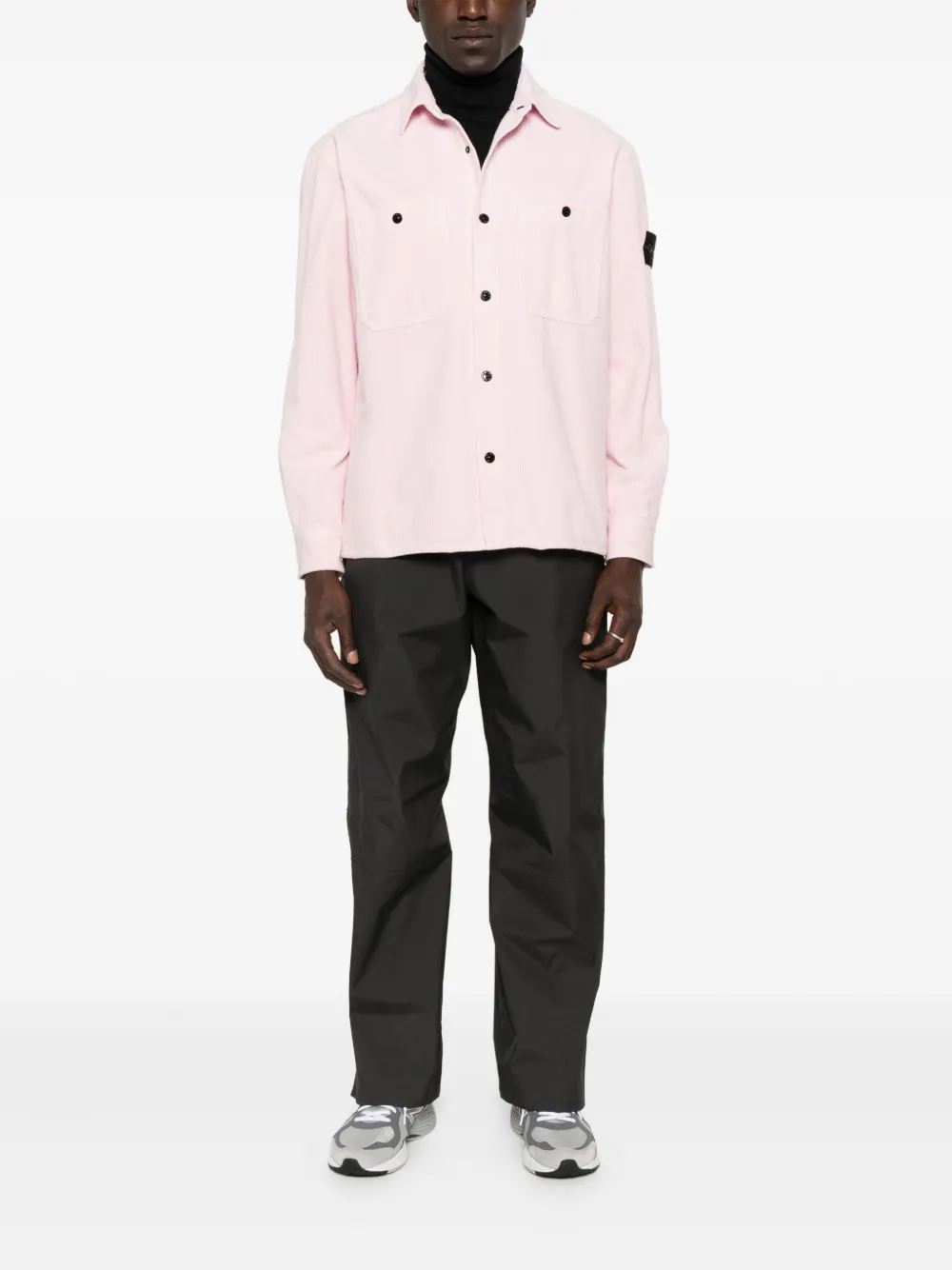 Stone Island zip-pocket trousers - Grijs