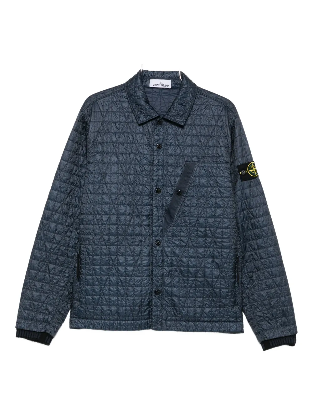 Stone Island Capo crinkle padded jacket - Blu