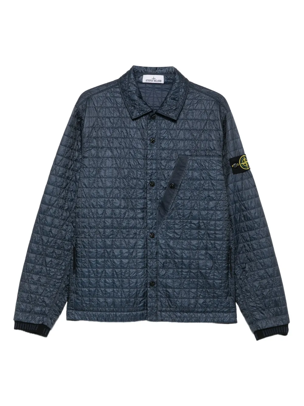 Stone Island Capo crinkle padded jacket Blauw