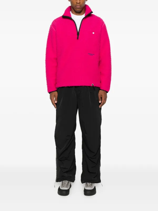 stone  ハーフジップ スウェット 赤 STONE ISLAND(ストーンアイランド) / ハーフジップスウェット