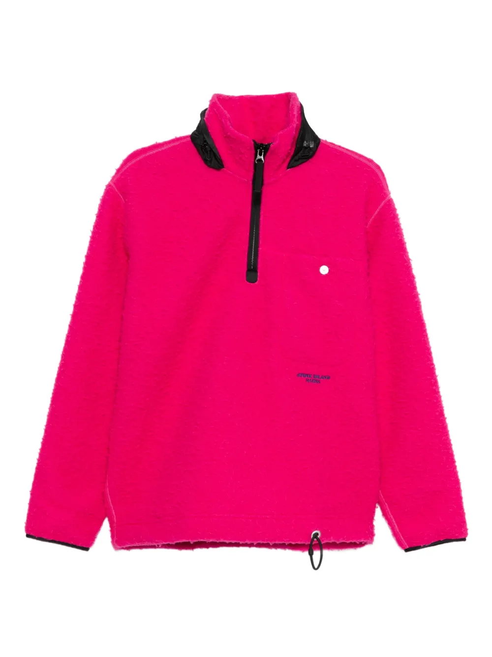 Stone Island Marina half-zip fleece sweatshirt | Pink | Image 1