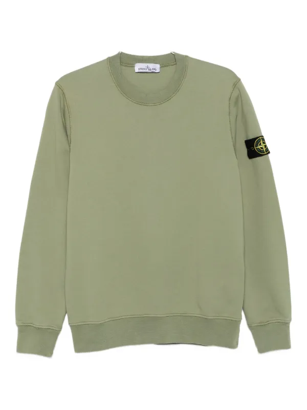 【STONE 】コンパスバッジ スウェットシャツ グリーン Stone Island コンパスバッジ スウェットシャツ | グリーン