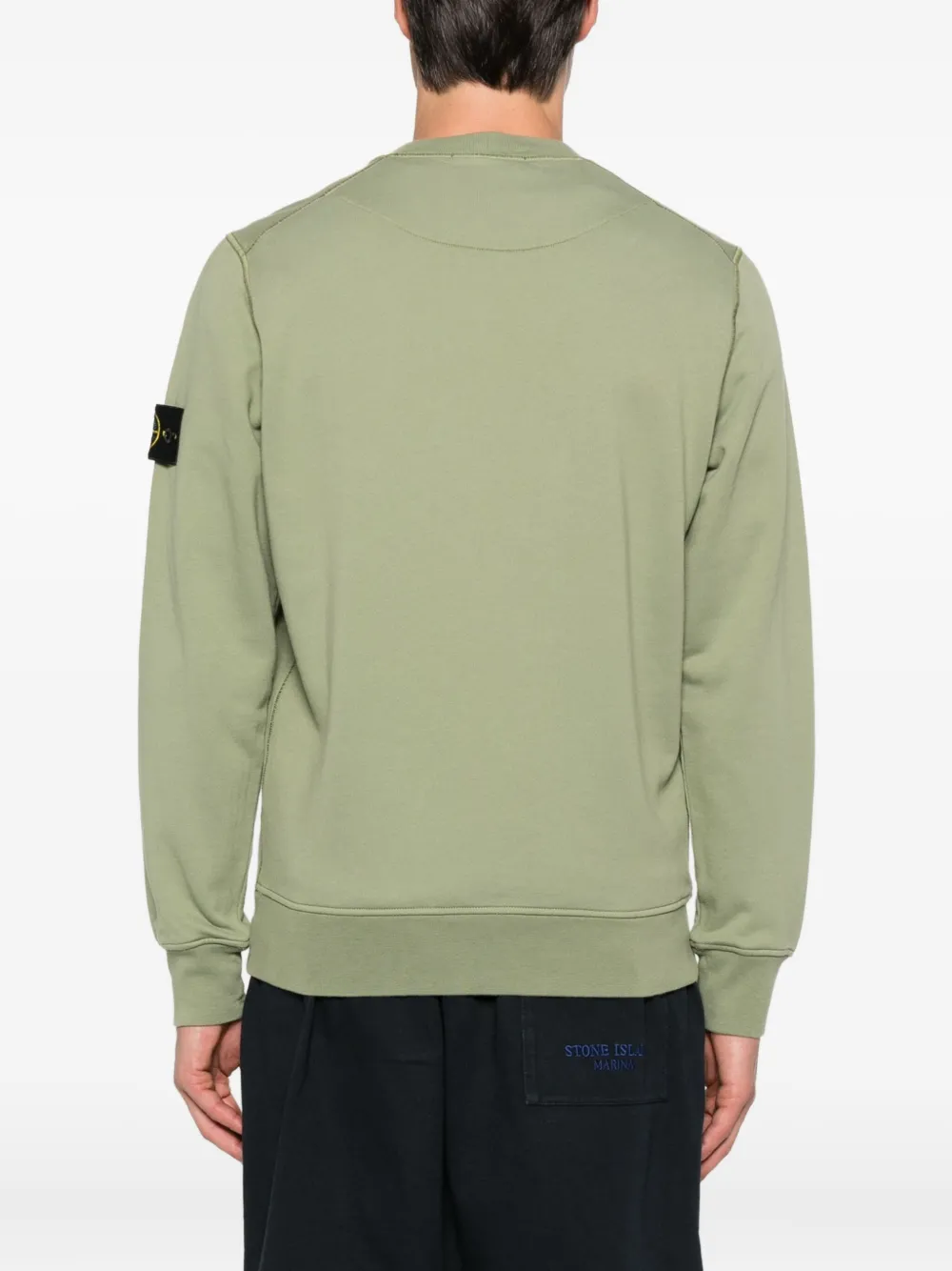 Stone Island Compass-badge sweatshirt Groen