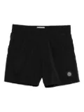 Stone Island Compass-patch swim shorts - Black
