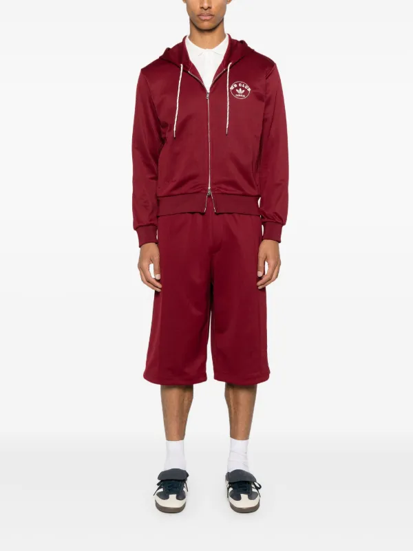 Adidas x Wales Bonner zip-up Hoodie | Red | FARFETCH