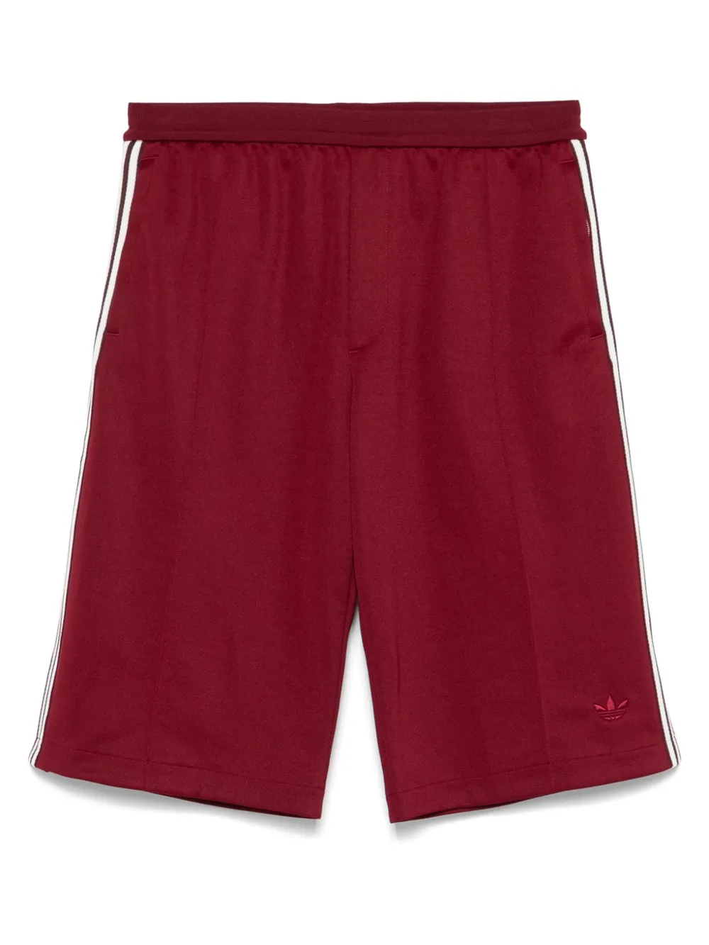 adidas bermudas con tres rayas | rojo | Image 1