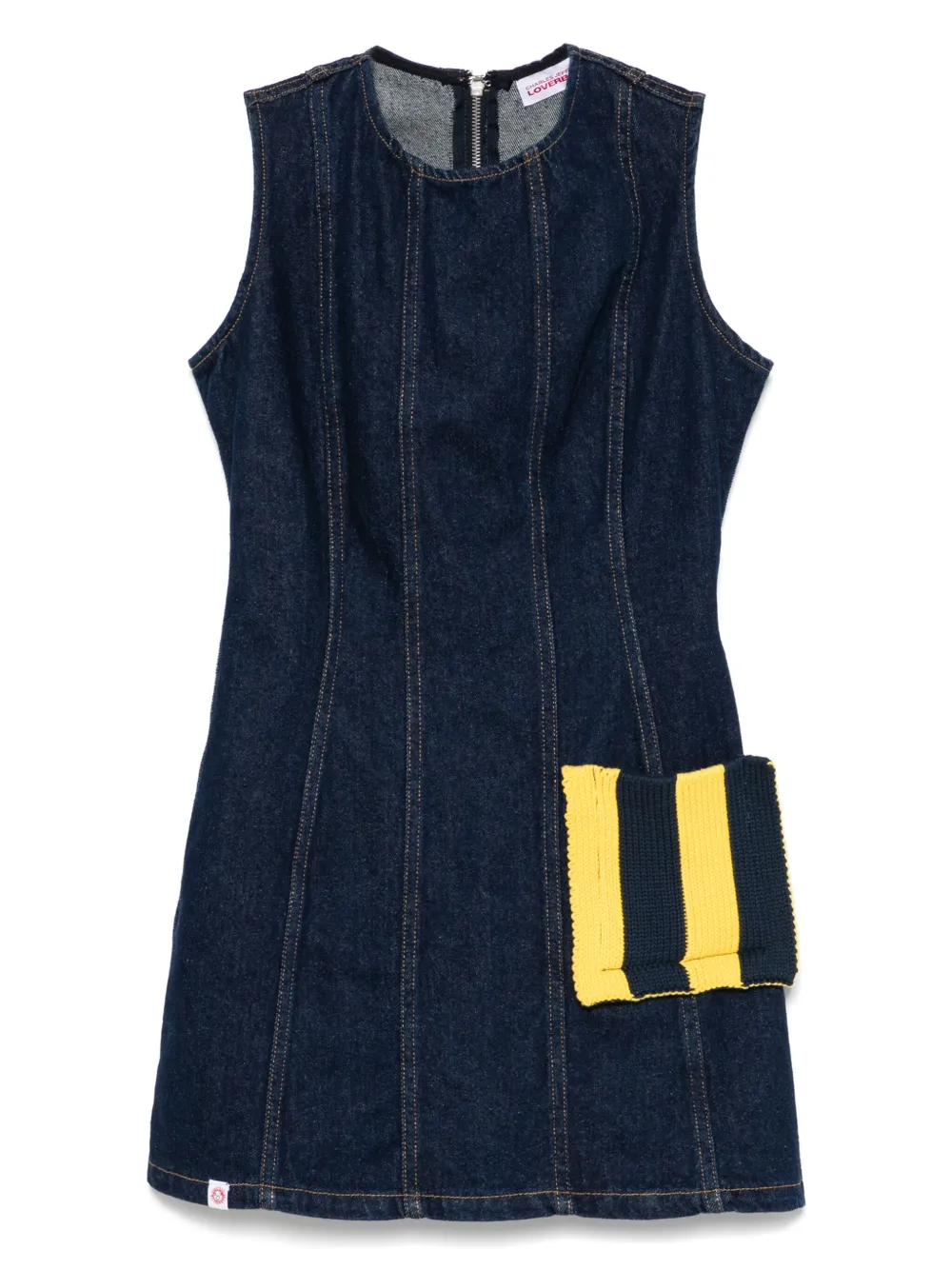 Charles Jeffrey Loverboy Spijkerjurk Blauw