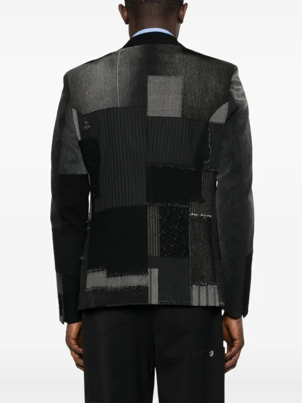 【関税込み】junya watanabe PATCHWORK BLAZER JUNYA WATANABE | DENIM FABRIC PATCHWORK BLAZER