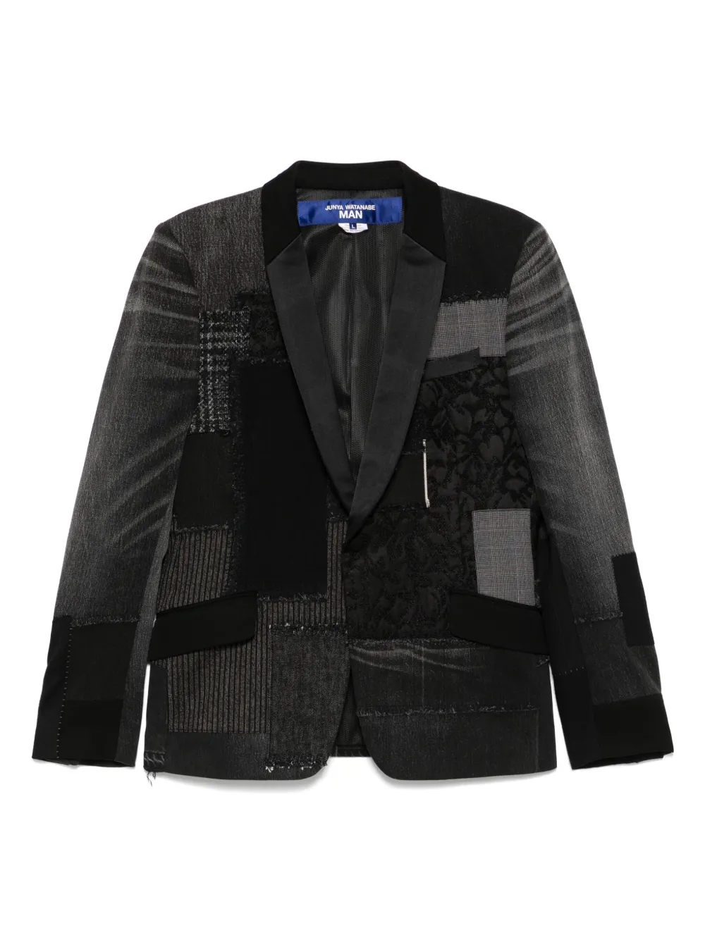 Junya Watanabe MAN blazer con diseño patchwork | negro | Image 1