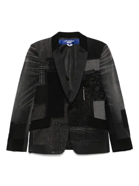 Junya Watanabe MAN blazer con diseño patchwork