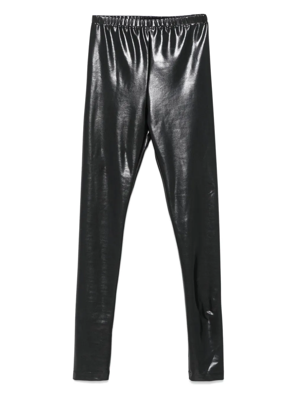 Junya Watanabe Legging van imitatieleer Zwart