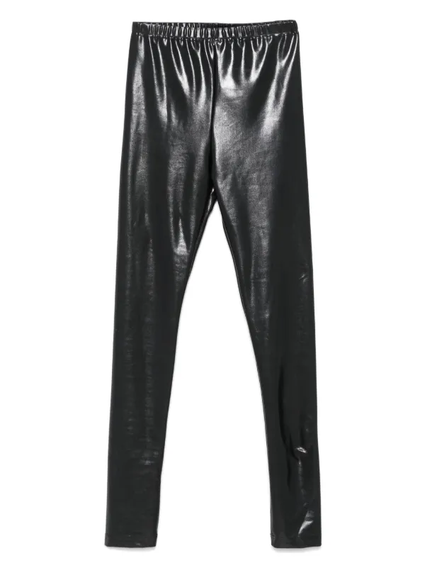 Junya leggings destroy boarder watanabe junya パンツ Watanabe: (Black Trousers Oversized Edge Raw Women's パンツ