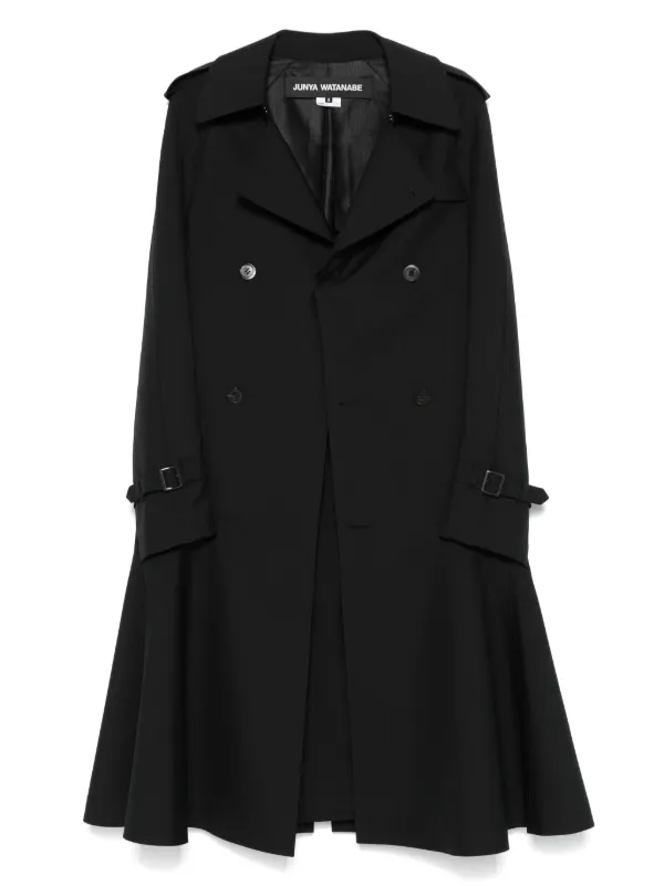 Junya Watanabe Panelled Cape in Black