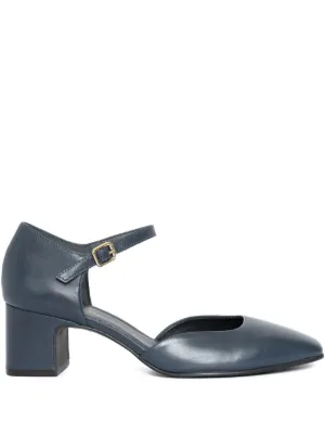 Sarah Chofakian ブルーレザー フラットシューズ Sarah Chofakian - Designer Shoes & Accessories - FARFETCH