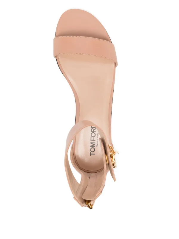 TOM FORD レザー サンダル | ニュートラル | FARFETCH JP
