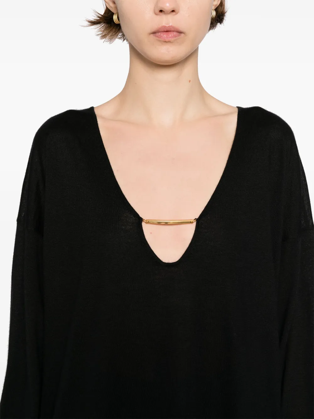 TOM FORD Gebreide top Zwart