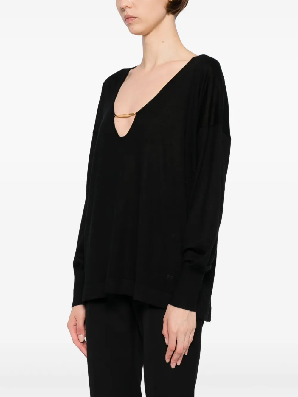 TOM FORD Gebreide top Zwart