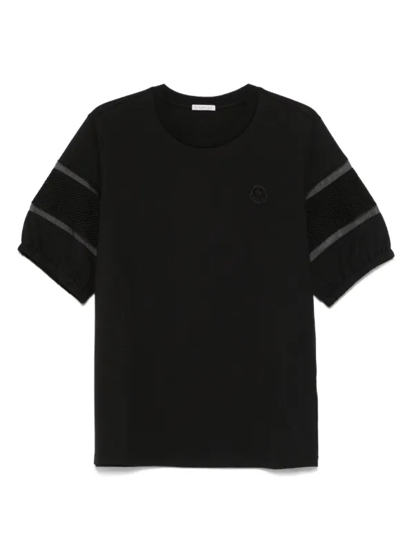 Moncler ロゴ Tシャツ | ブラック | FARFETCH JP
