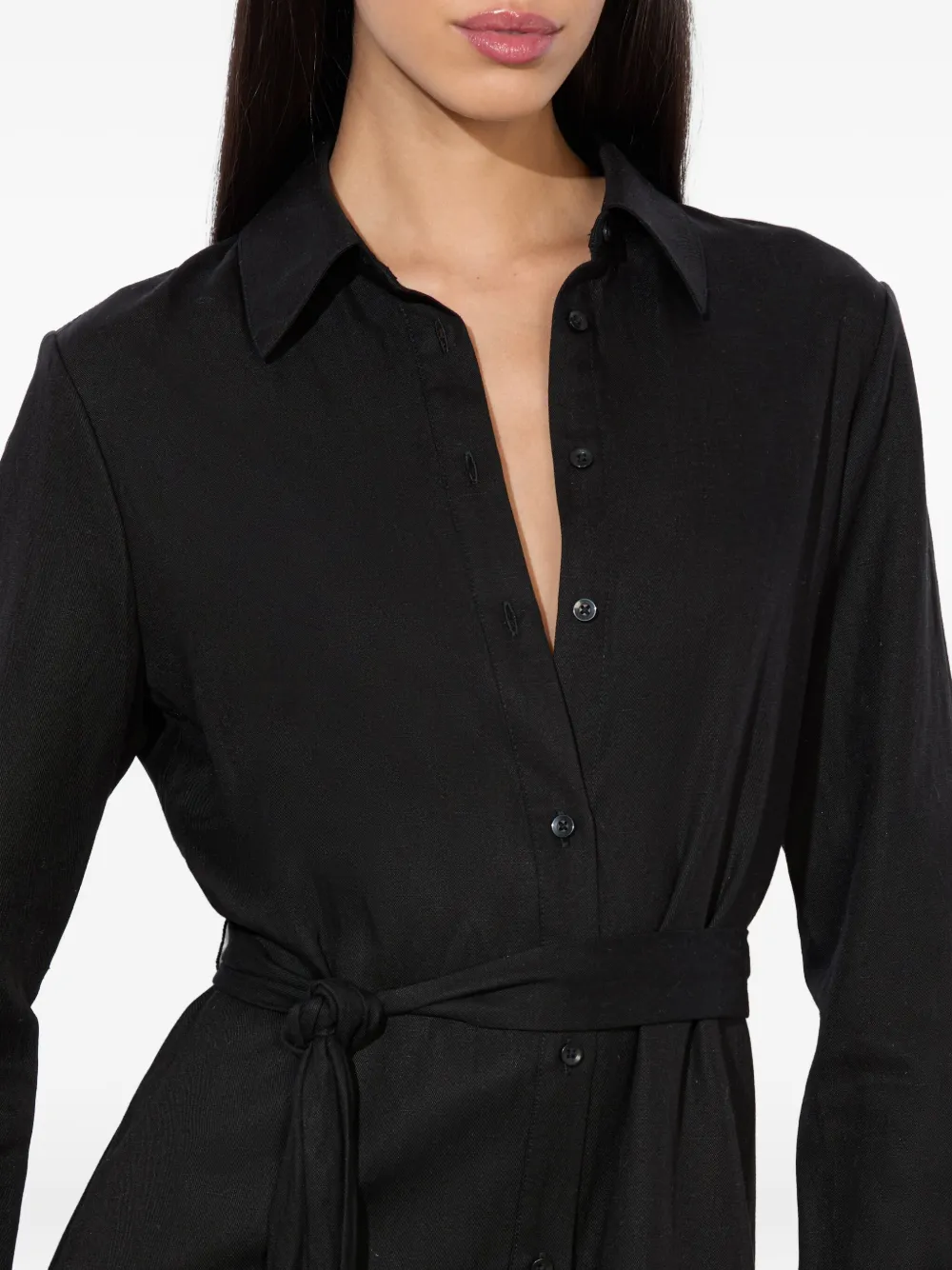alice + olivia Chassidy midi-jurk Zwart