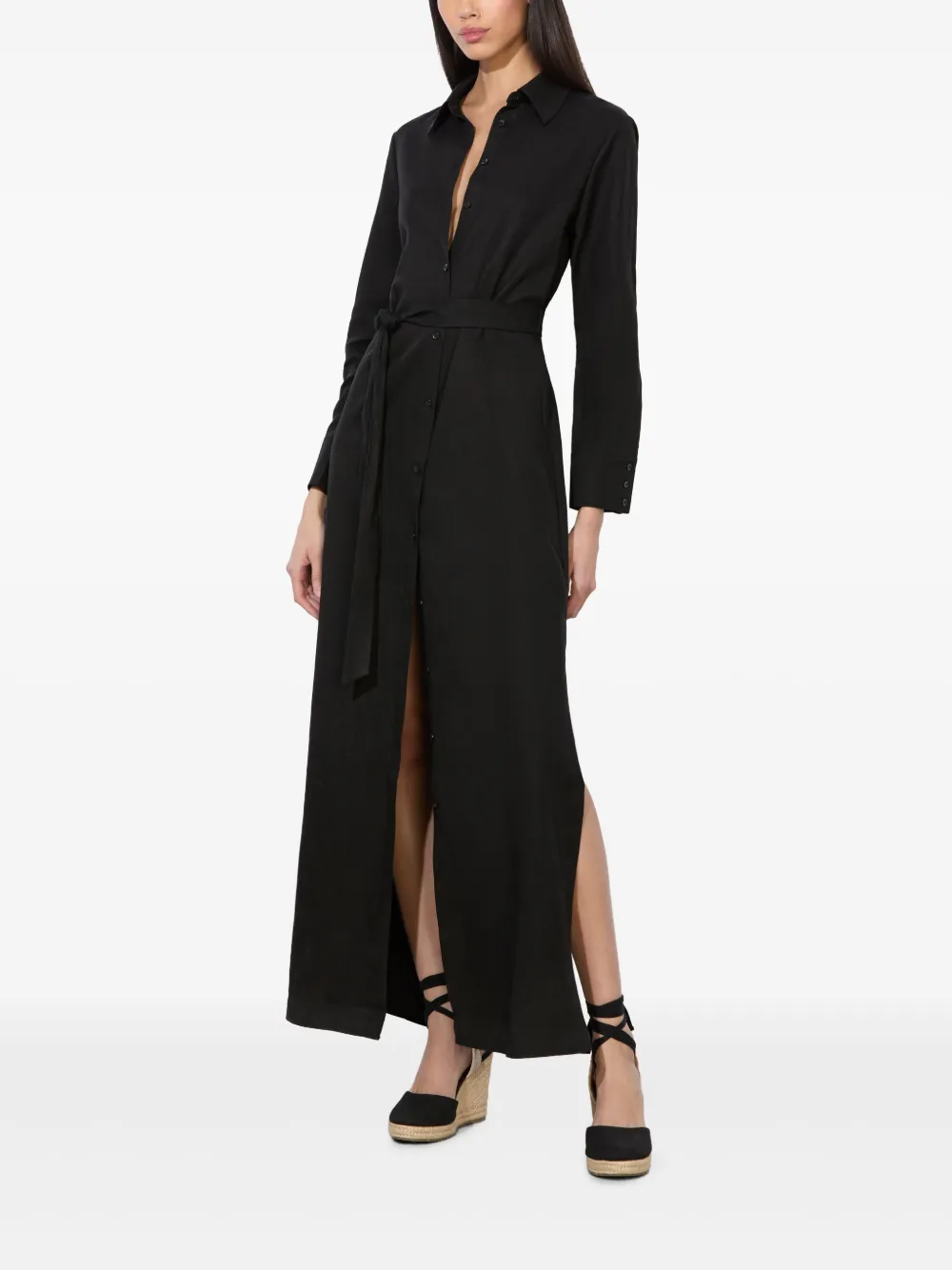 alice + olivia Chassidy midi-jurk Zwart