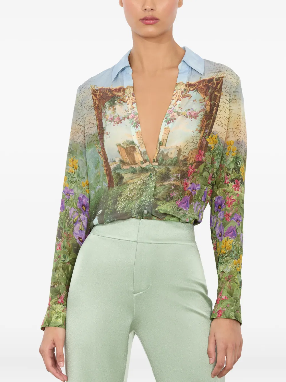 ALICE AND OLIVIA ELOISE SHIRT 