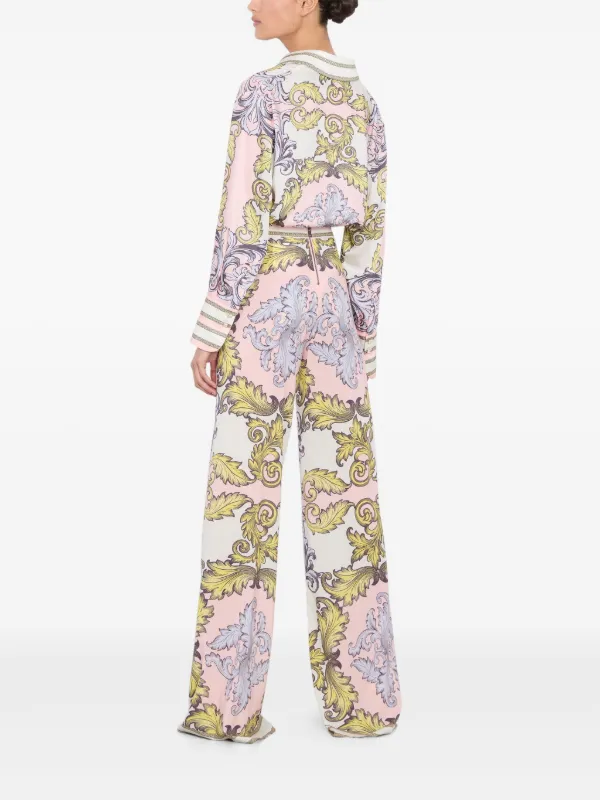Alice + Olivia Athena wide-leg Trousers | Pink | FARFETCH