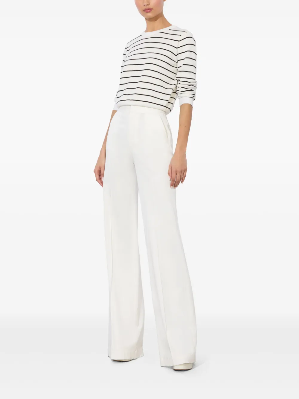 Shop Alice And Olivia Dylan Trousers In White