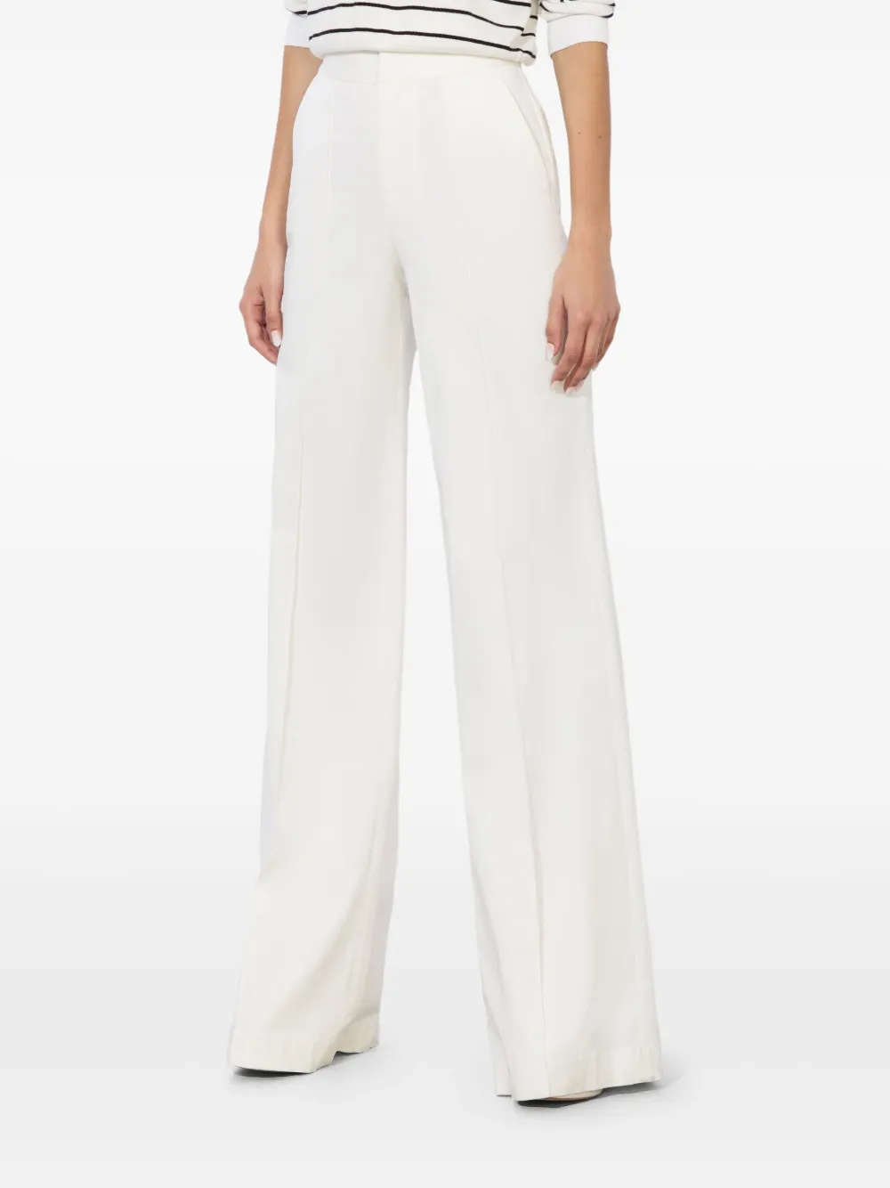 Shop Alice And Olivia Dylan Trousers In White