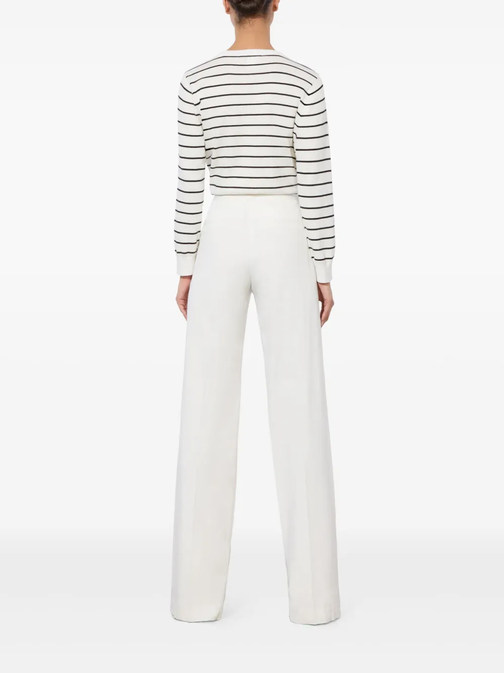 Shop Alice And Olivia Dylan Trousers In White