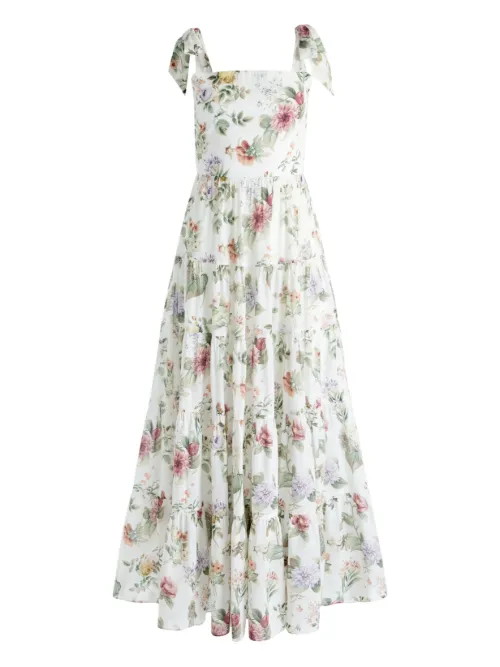 Alice + olivia robe Monnie - Blanc - alice + olivia - Modalova