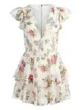 alice + olivia Kessie playsuit - White